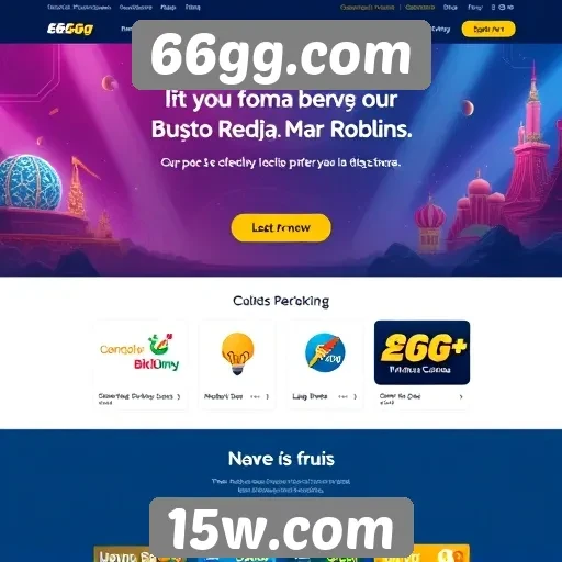 Acessibilidade e design do site 66gg.com
